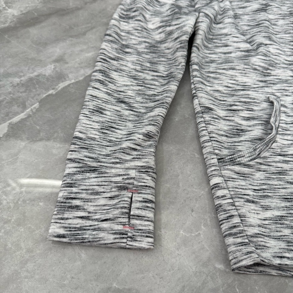 Girls' Champion C9 Open Front Heathered Hooded Jacket Thumbholes Large 10-12 - Picture 8 of 16